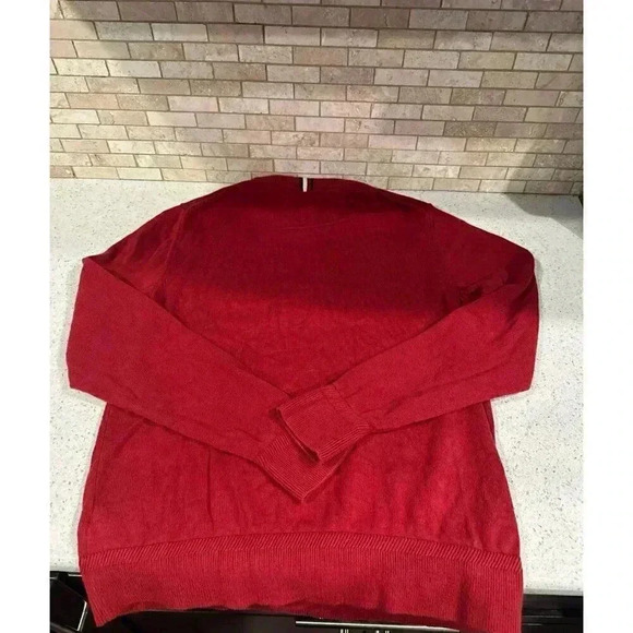 Mens Tommy Hilfiger Signature  Logo Crewneck Cotton Sweater dr - Picture 4 of 6